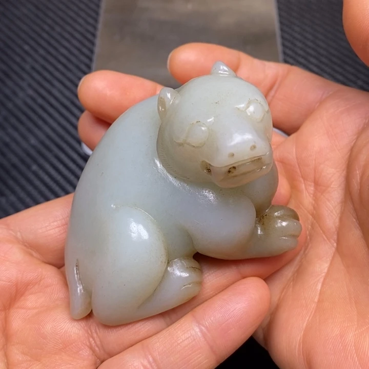 和田玉挂件未镶嵌懒*滴