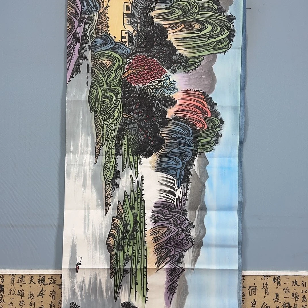 小***女国画1208 牡丹一如