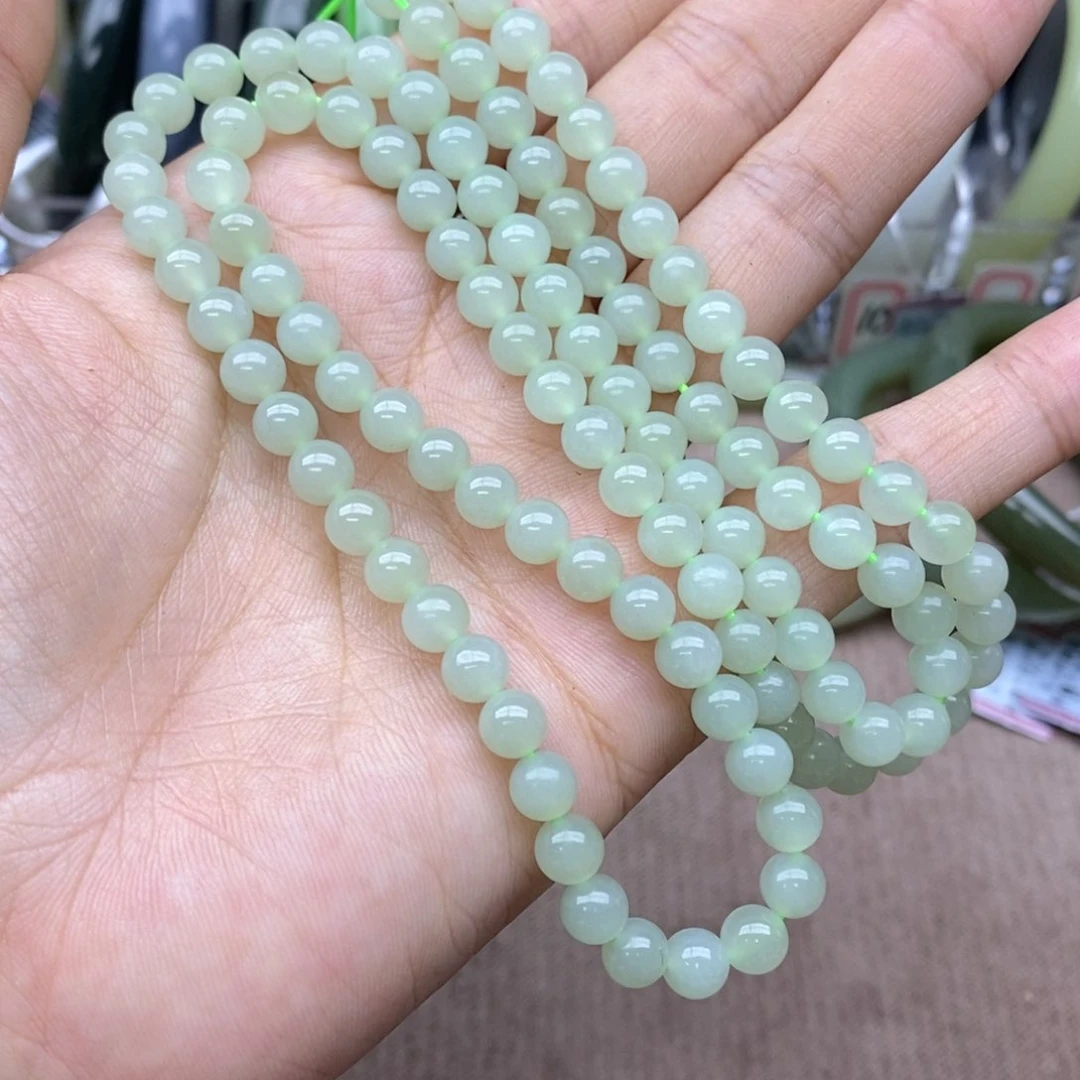 和田玉项链未镶嵌卡6