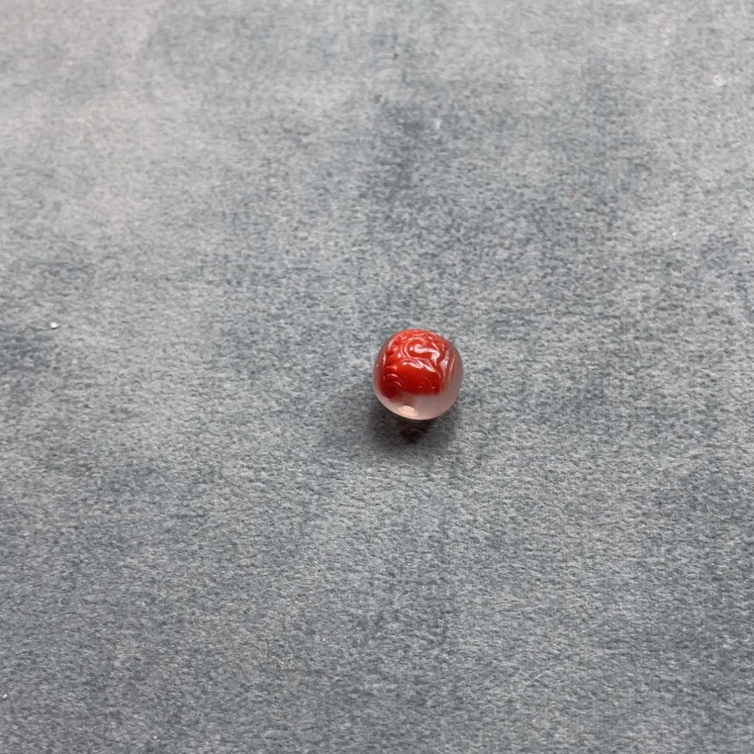 今***亮南红玛瑙未镶嵌珠子