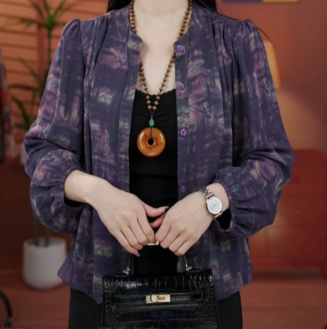 2025高端大码优雅气质开衫上衣985