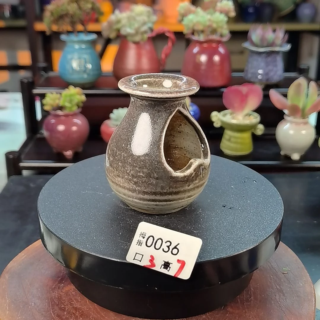 拇指多肉花盆编号0036