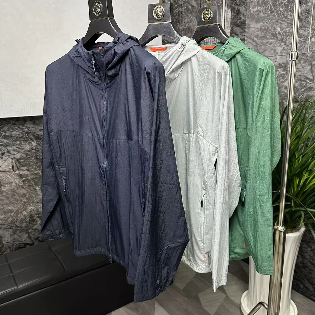 Xiang①-男女情侣户外运动时尚休闲三防速干面料连帽防晒-【3色】