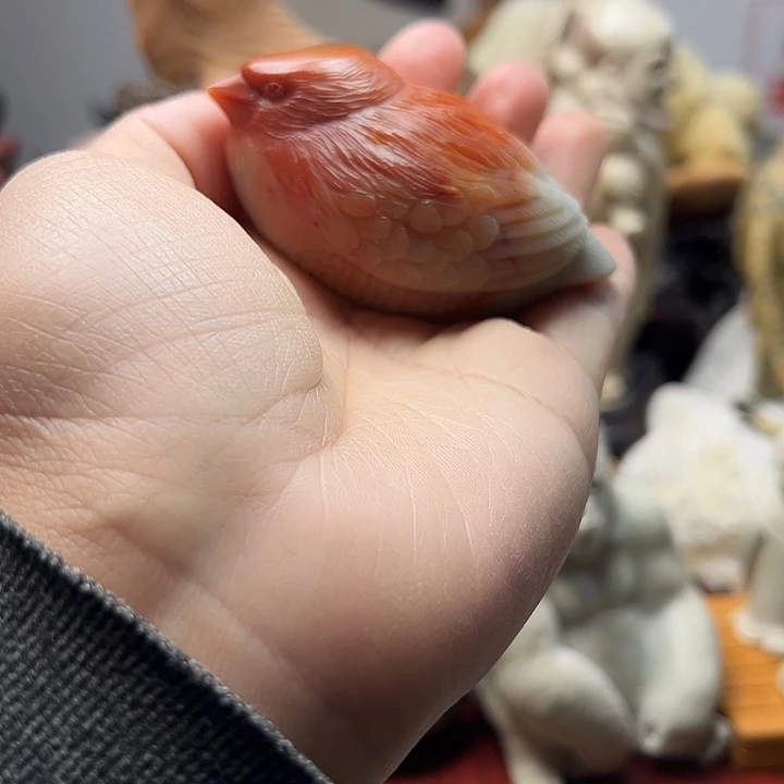 寿山石木*伊寿山石摆件