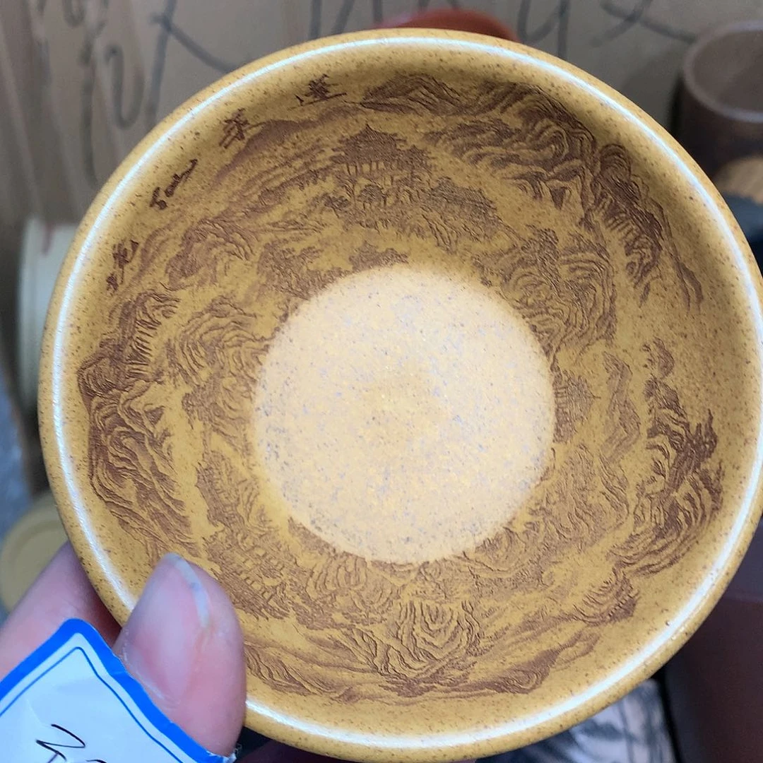 紫砂杯子微瑕不退换紫砂