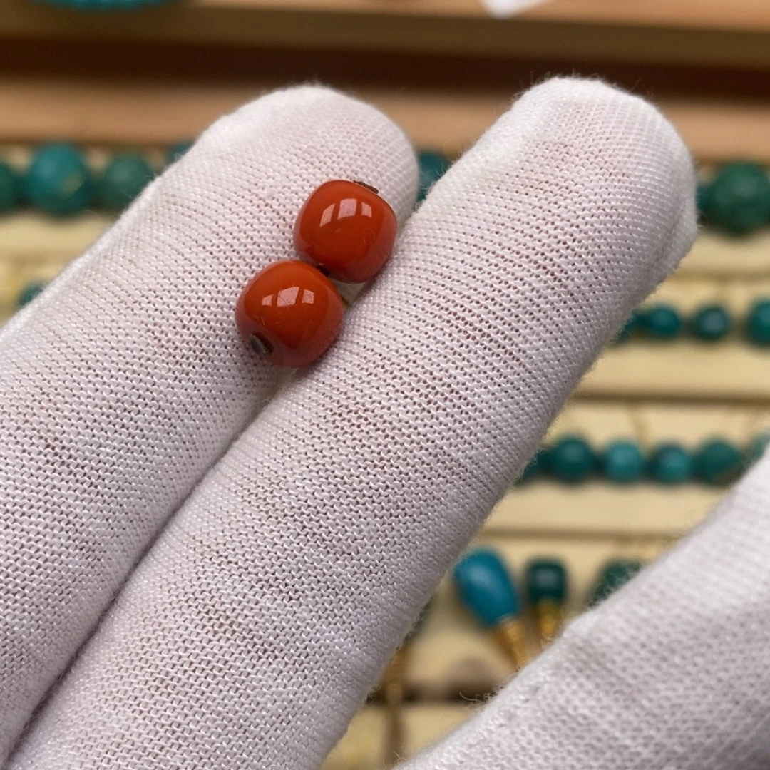 南红玛瑙未镶嵌珠宝奇石121/7.9mm