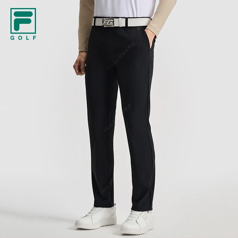 Fila/斐乐男款【高尔夫运动裤】秋季防晒透气针织长裤A11M525601F