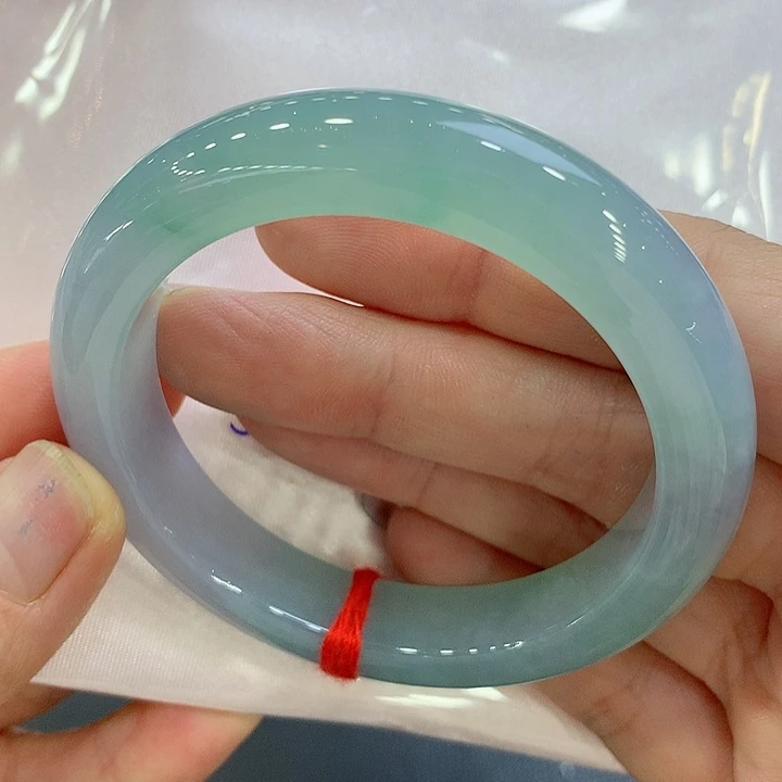 翡翠未镶嵌手镯翡翠手镯53正圈