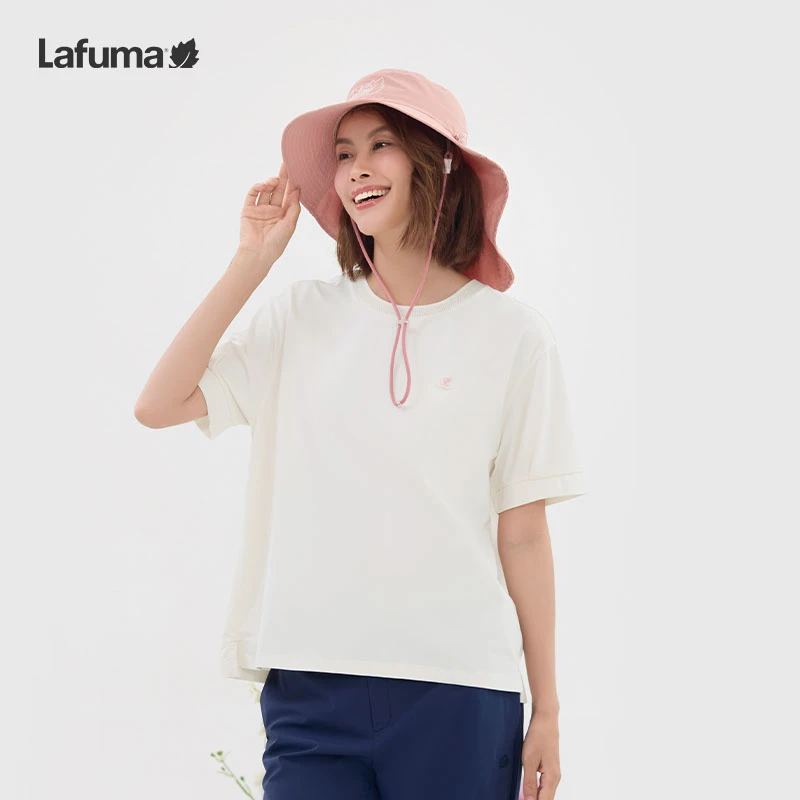 LAFUMA乐飞叶户外25夏季凉感圆领短袖T恤女休闲运动上衣LFTS5BS37
