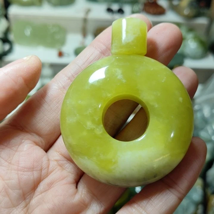 岫玉平安扣未镶嵌