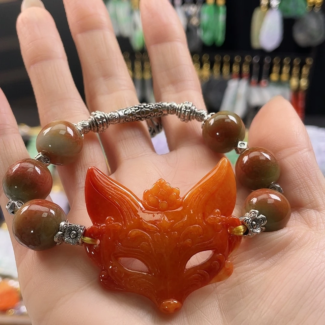 翡翠未镶嵌颈饰代编织