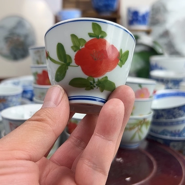 景德镇陶瓷手绘杯子