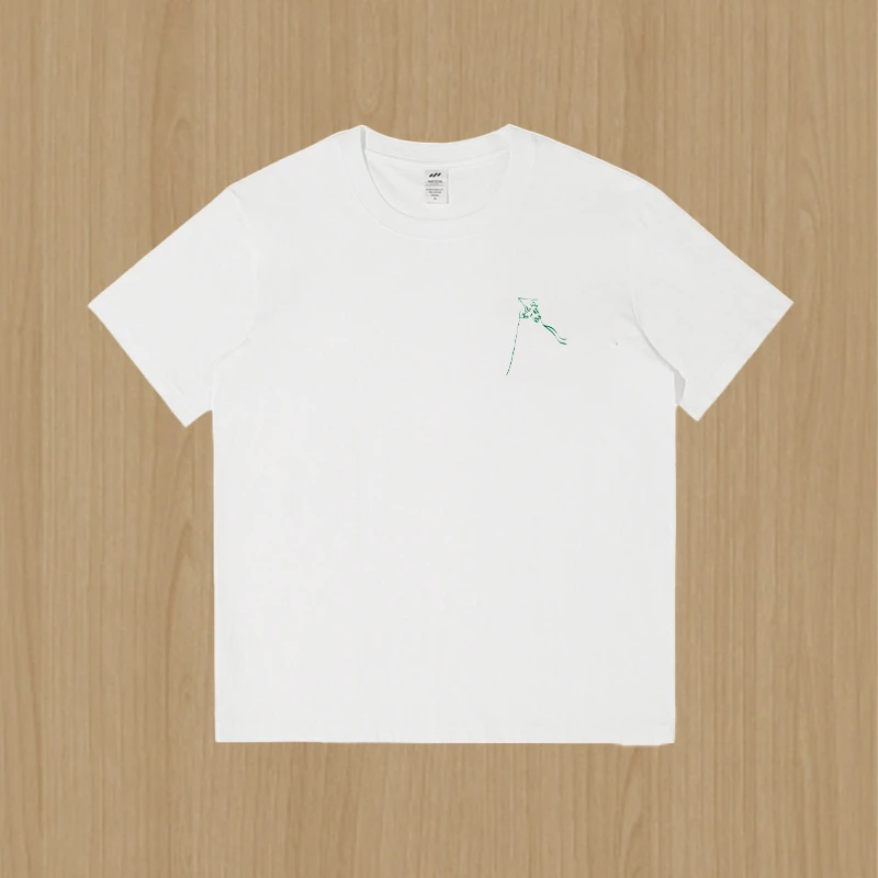 像风一样国潮印花百搭圆领半袖男士户外纯棉夏季短袖T恤简约透气