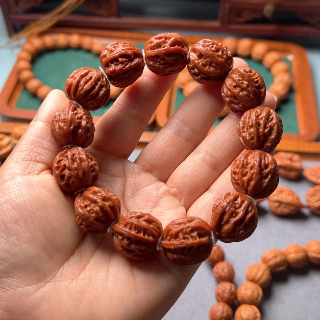 文玩核桃吊坠心*野生小核桃