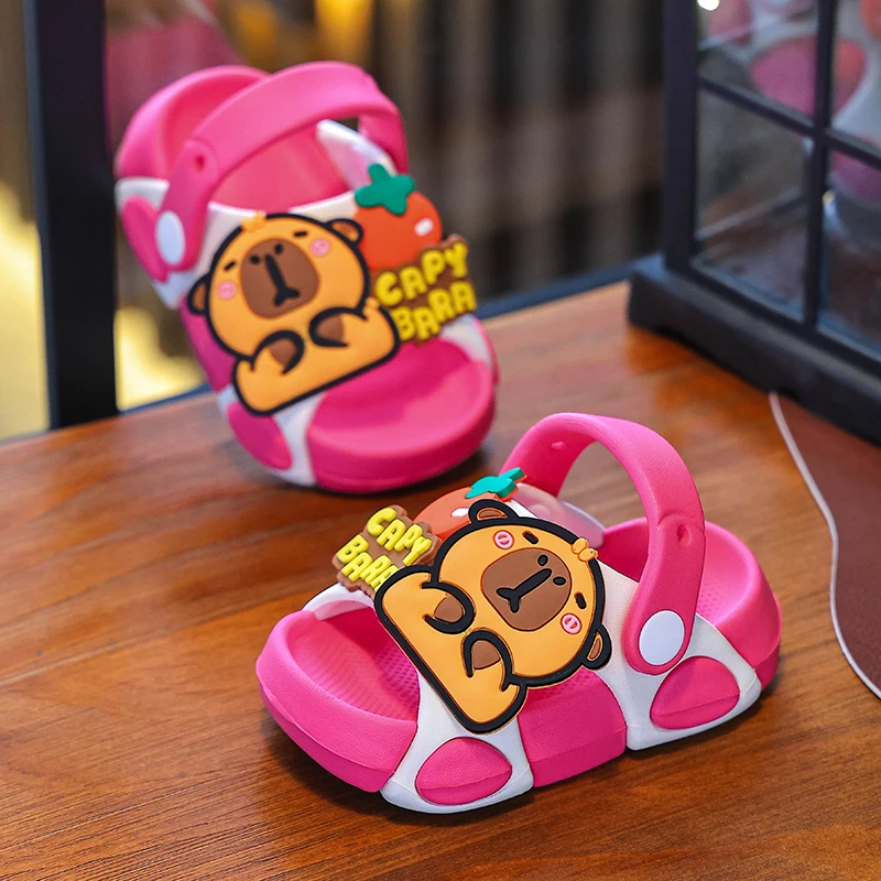 【EVA】婴童凉拖鞋夏季婴童两穿拖鞋室内外居家防滑厚底学步拖鞋