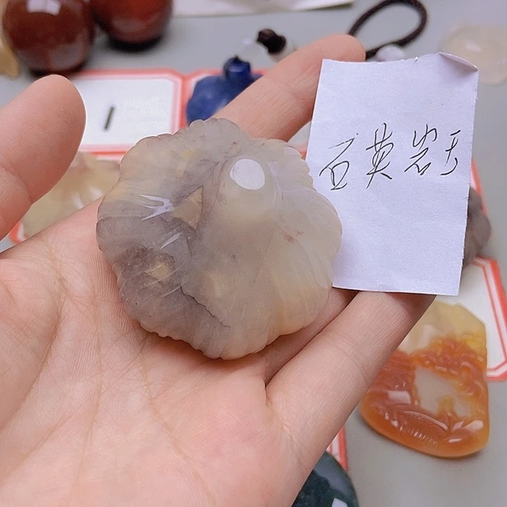 【闪购商品】未镶嵌玛瑙/玉髓珠宝半成品泽***0