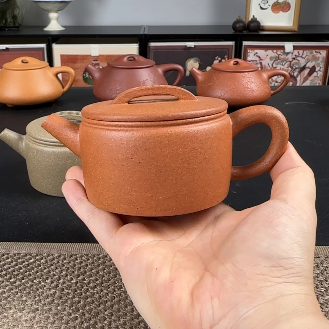 紫砂茶壶微瑕汉瓦