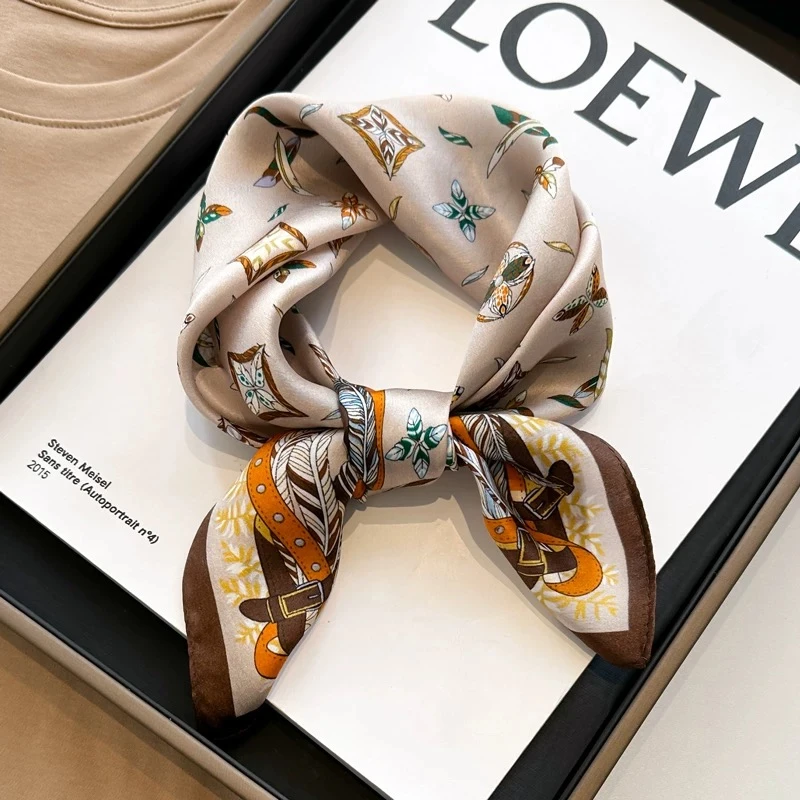 织博士100%桑蚕丝丝巾53cm*53cm