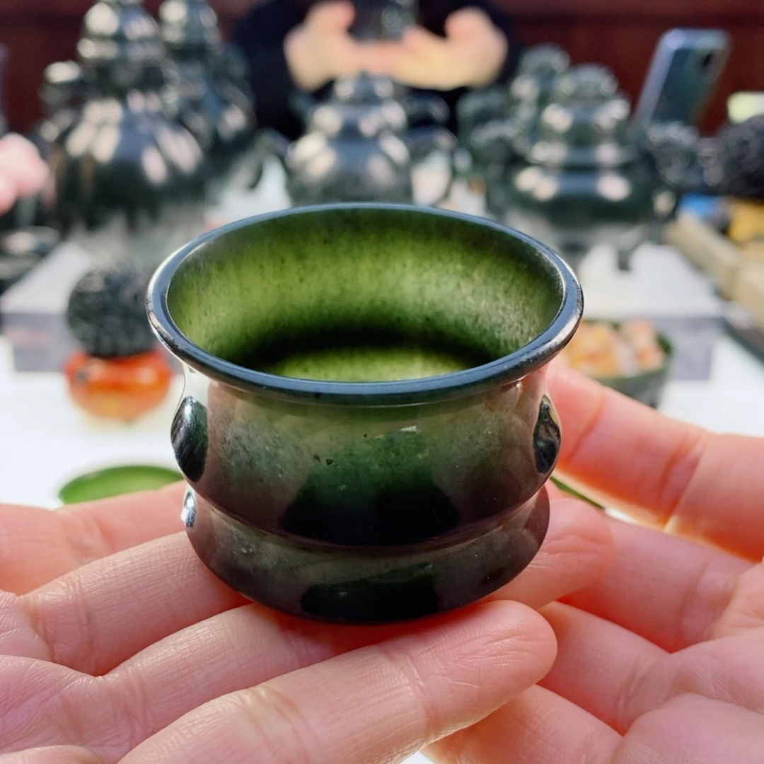 和田玉（青玉）摆件未镶嵌