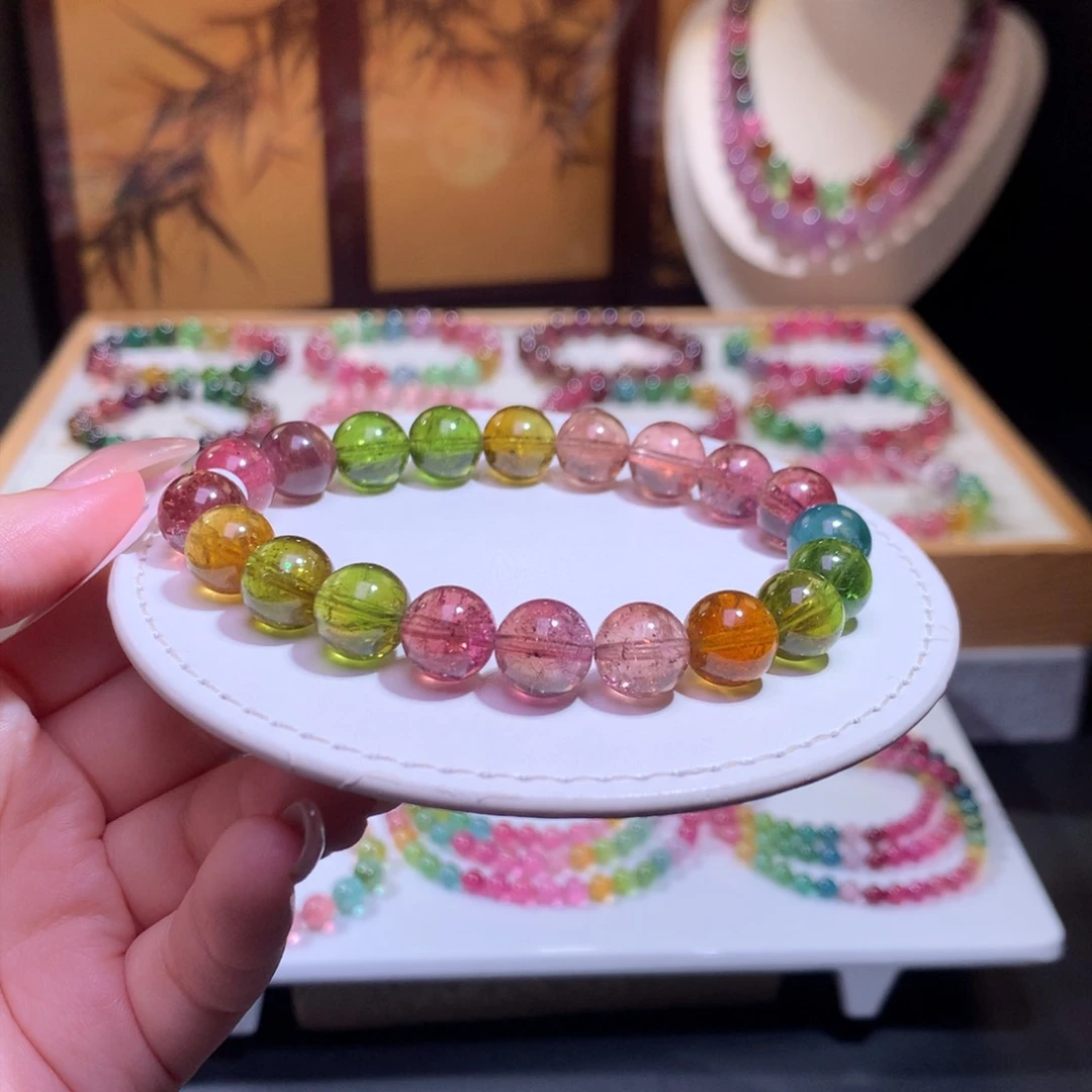 未镶嵌手链碧玺碧玺