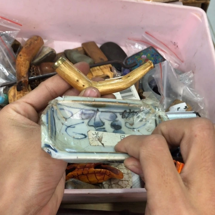 陶瓷孤品单件车里拍