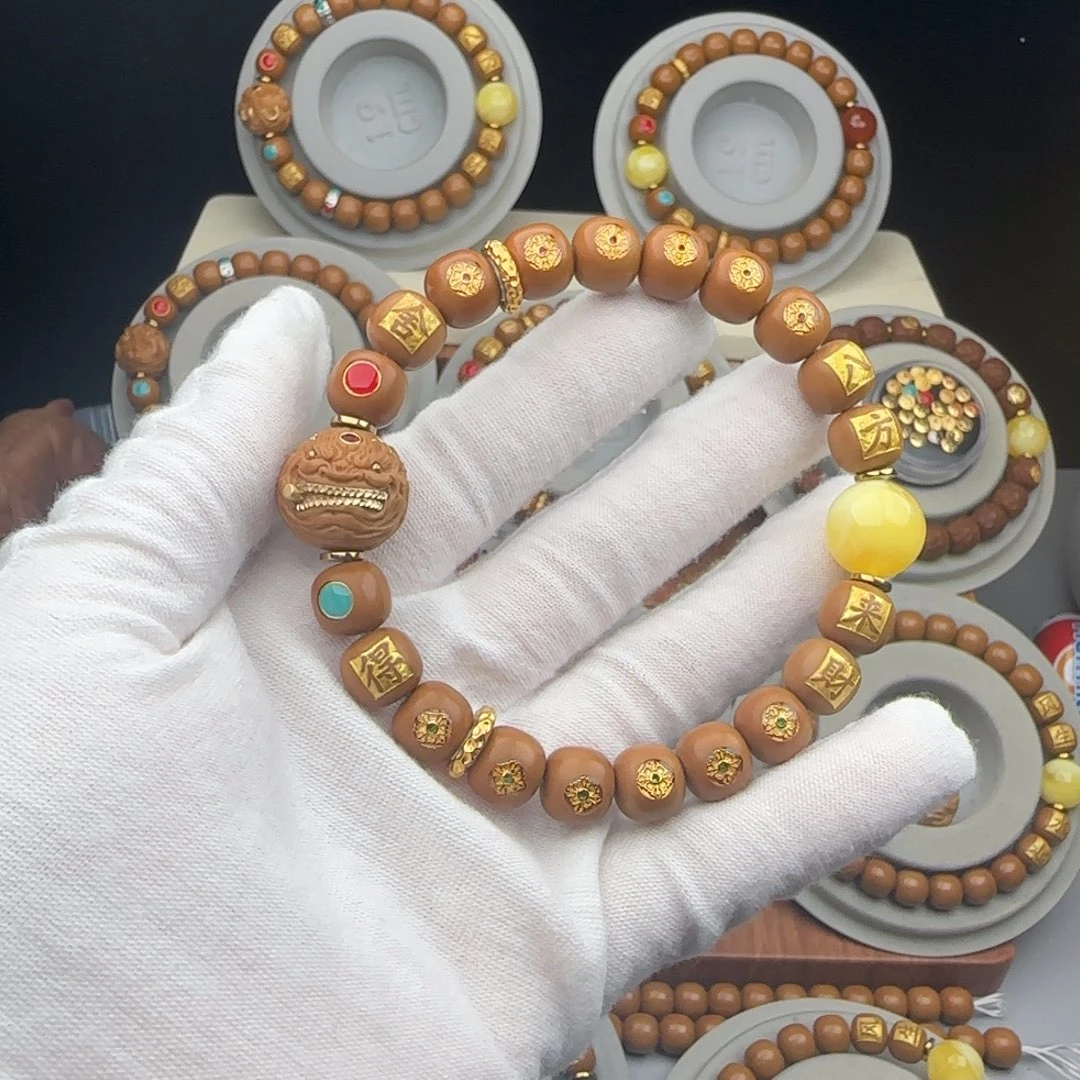 夔***儐吊坠猴头核桃全品老型猴头手串私人订制满贯