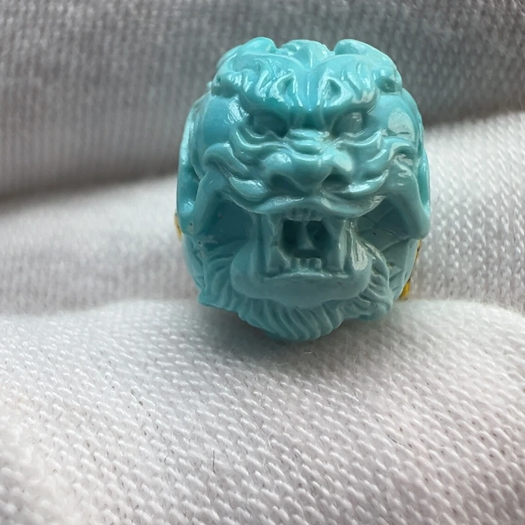 绿松石未镶嵌配饰12.3×9.5