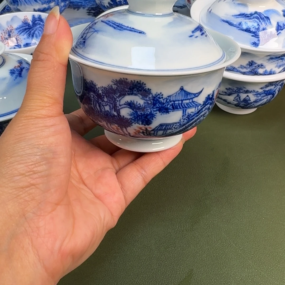 景德镇纯手绘茶具圆圆276
