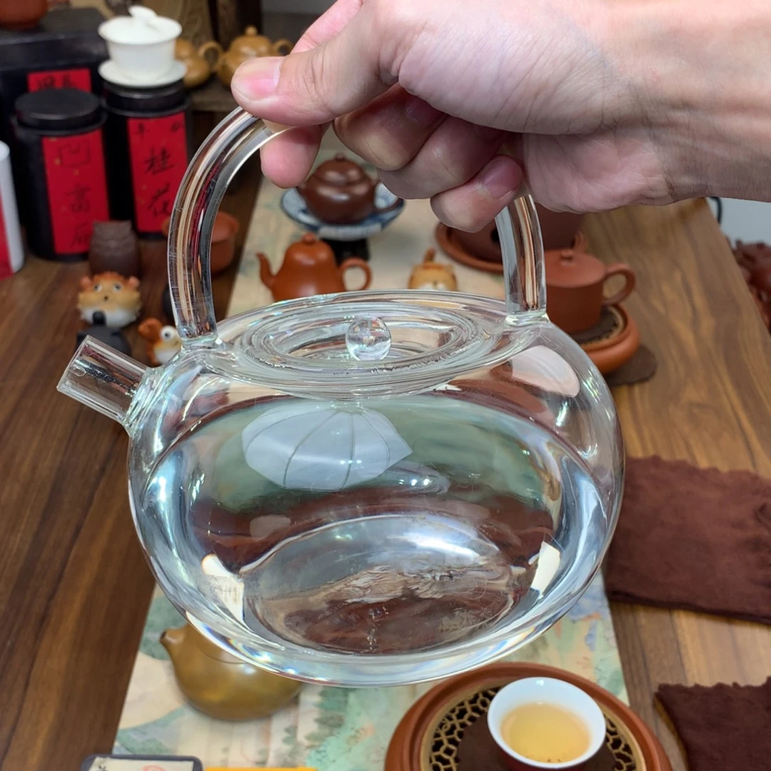 玻璃煮水壶苹果800ml