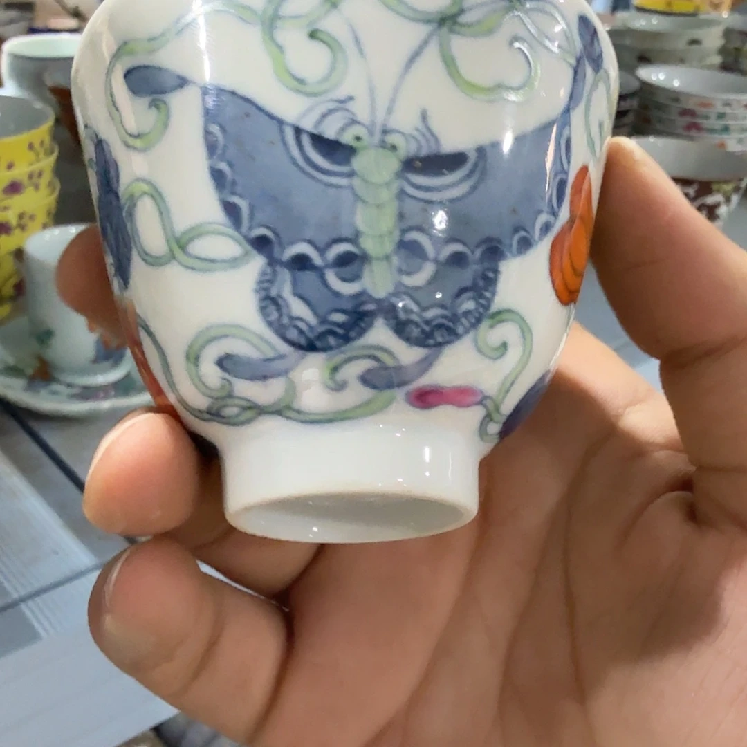 瓷片摆件手绘瓷器全部处理