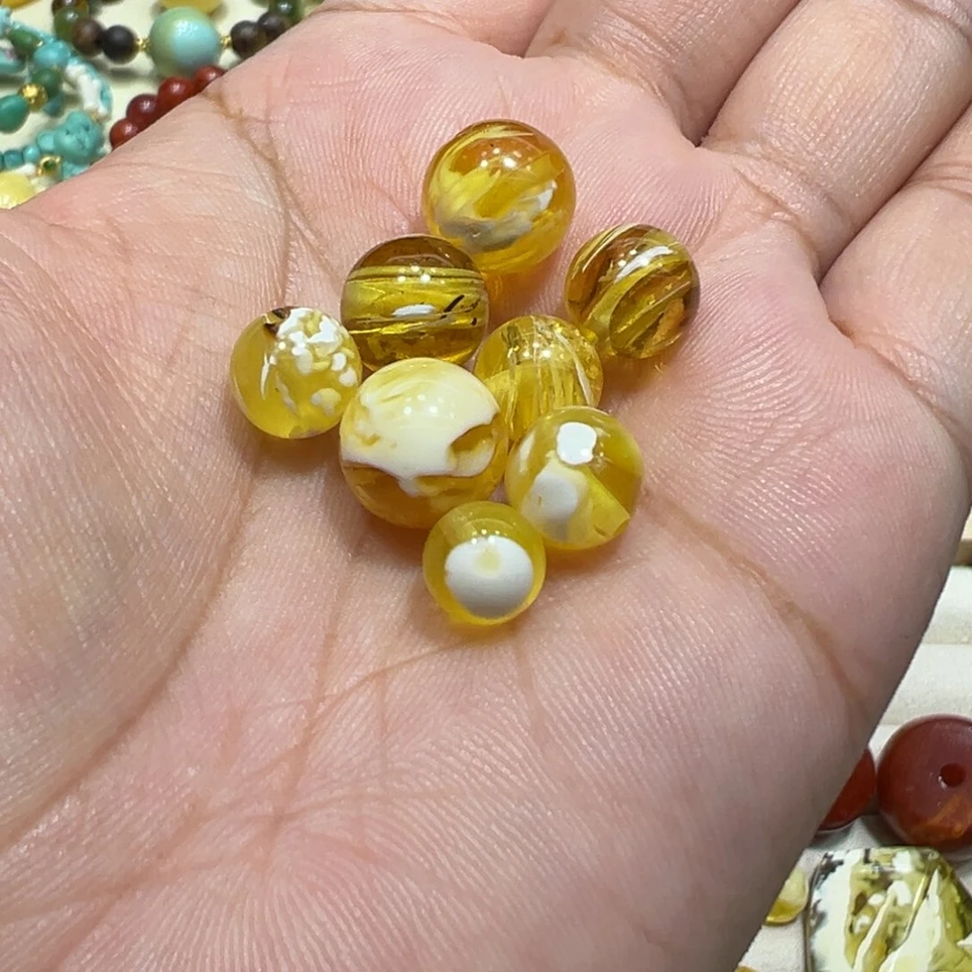 j***a琥珀颈饰未镶嵌定制