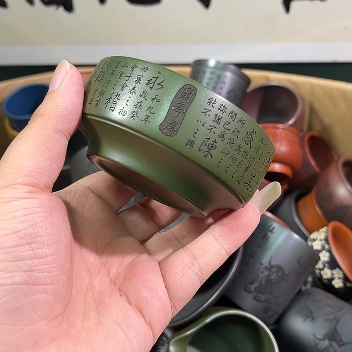 茶杯紫砂全手工紫砂主人杯