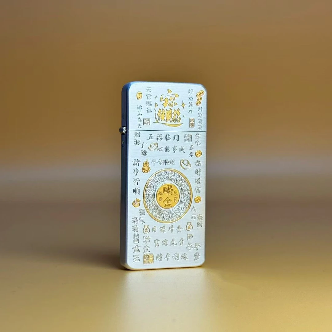 ZORRO佐罗 二代ZC5镀银吸金符 老式古董煤油打火机