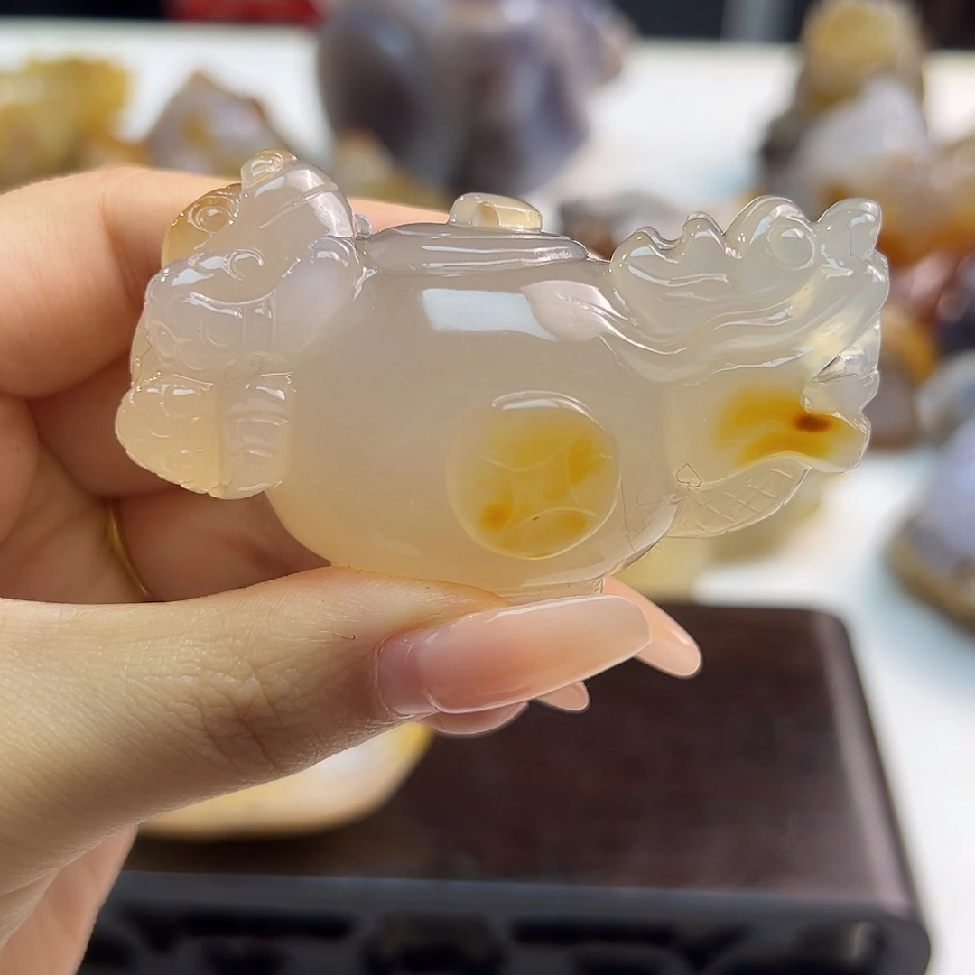 玛瑙/玉髓合金颈饰