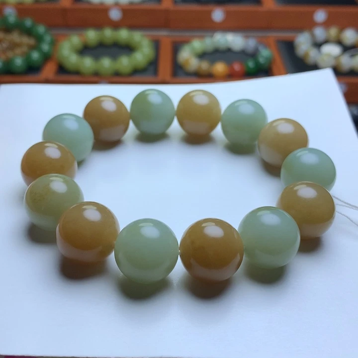 和田玉手串未镶嵌