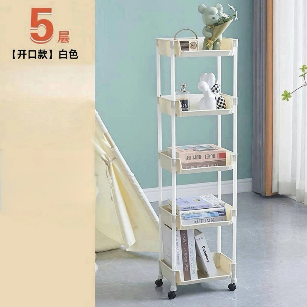 书架置物架落地小推车收纳架书桌置物架放书小推车置物架小推车