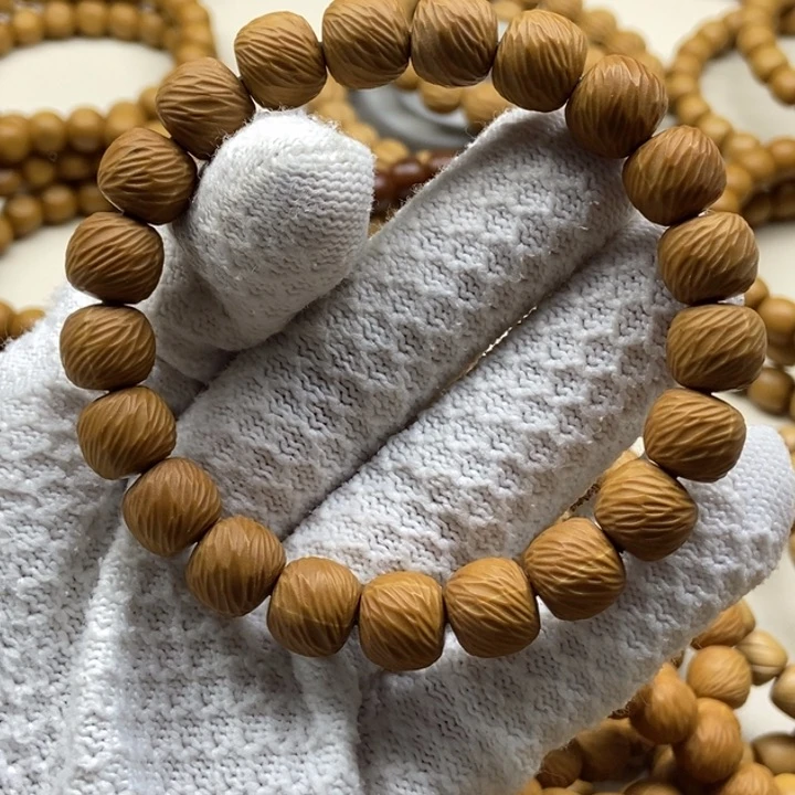 猴头核桃手串云锦11➕微暇款介意勿拍原色