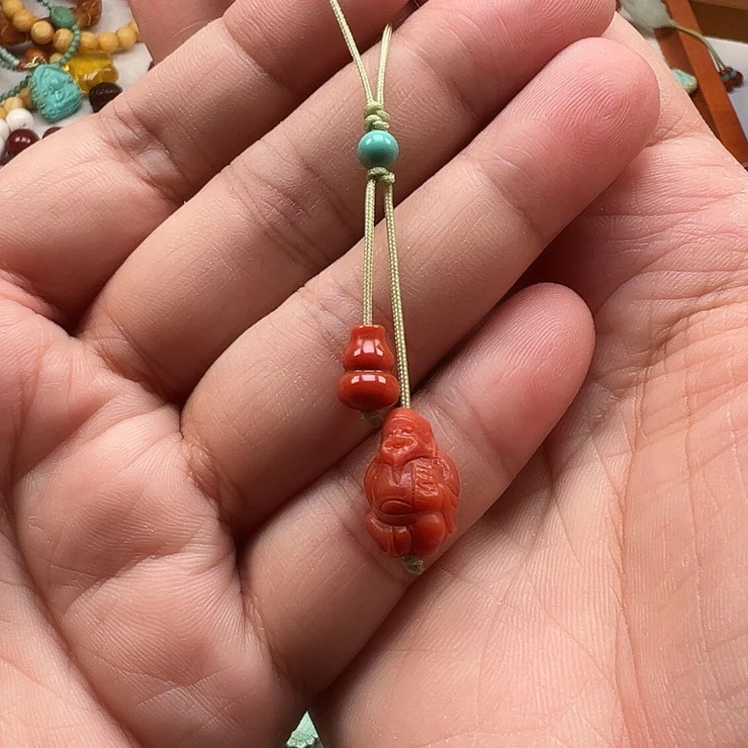 南红玛瑙未镶嵌颈饰