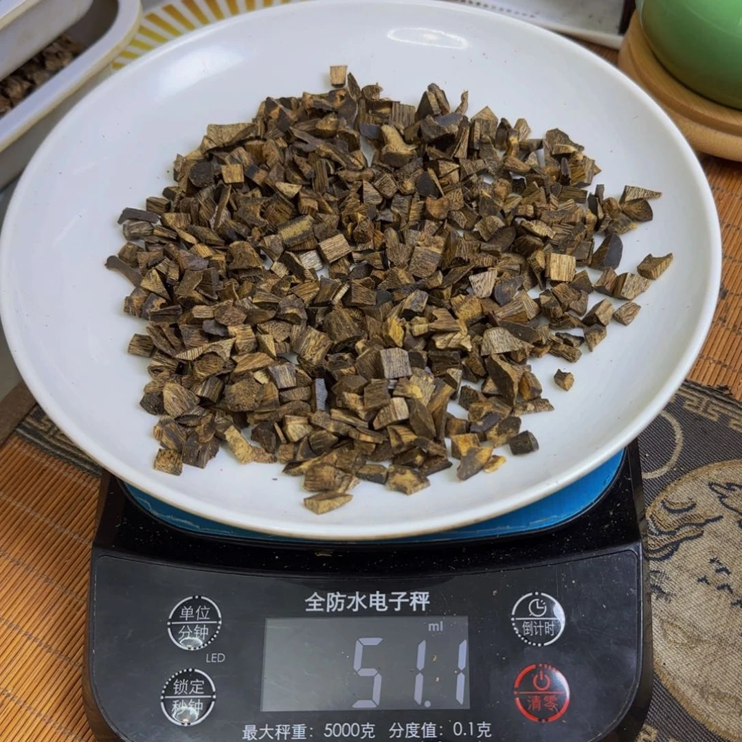 木手工艺原材料紫棋米粒50克