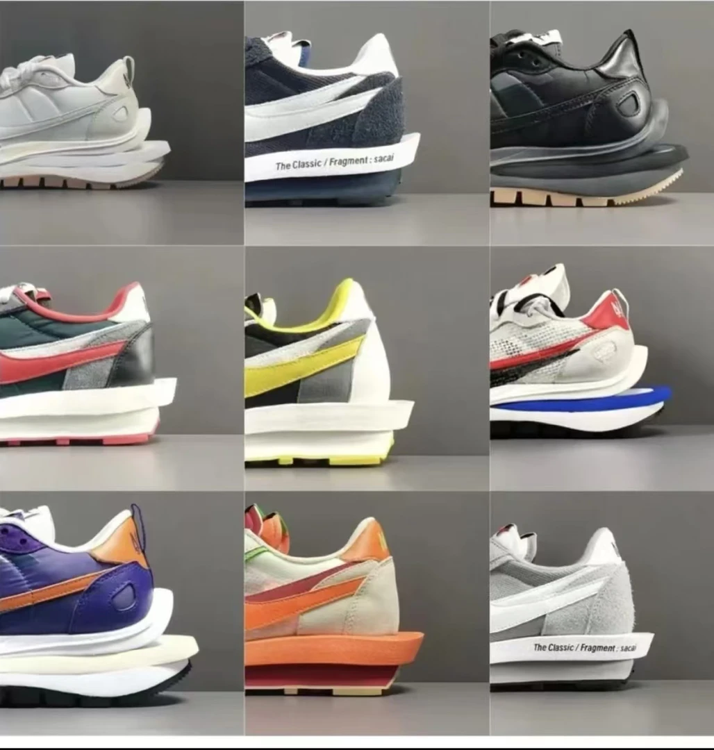 【莆田专属】华夫3.0男鞋sacai解构百搭增高运动跑步鞋