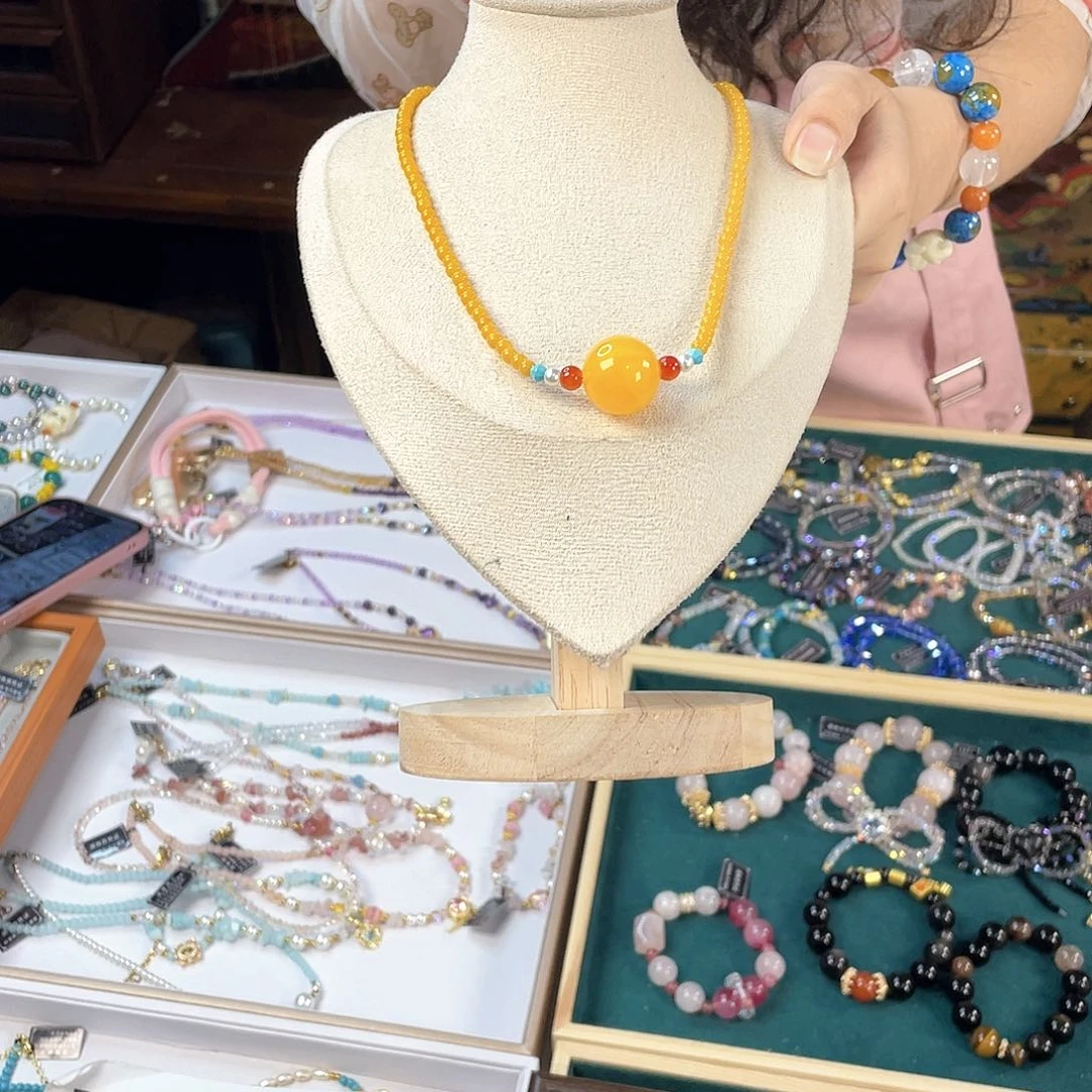 水晶手链银S925镀金镶嵌