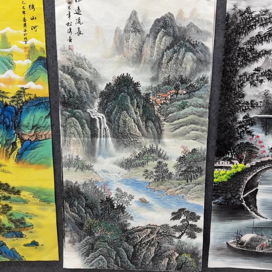 古***拜国画140×70画画画画画
