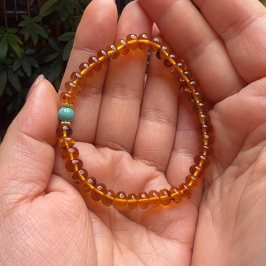 琥珀未镶嵌裸石抚顺琥珀10487-2六