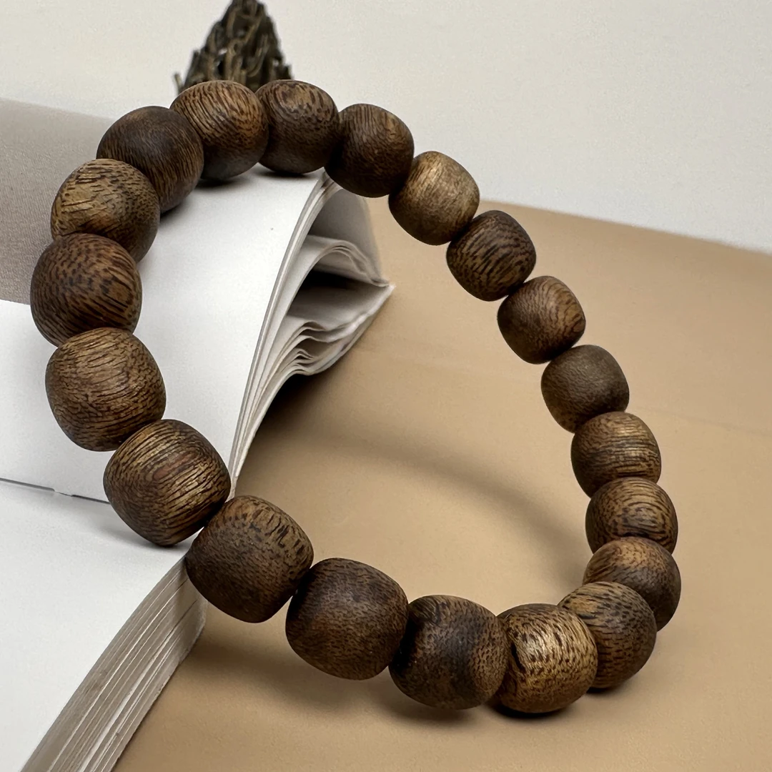 海南沉香绿棋1.0鼓珠单圈多样性发其一