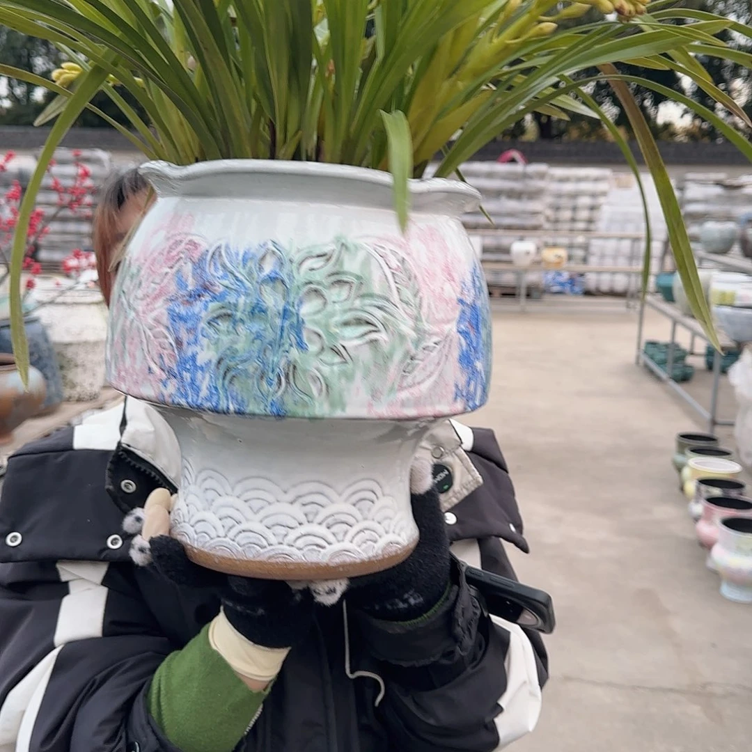 王嫂花盆1222-316高26口24