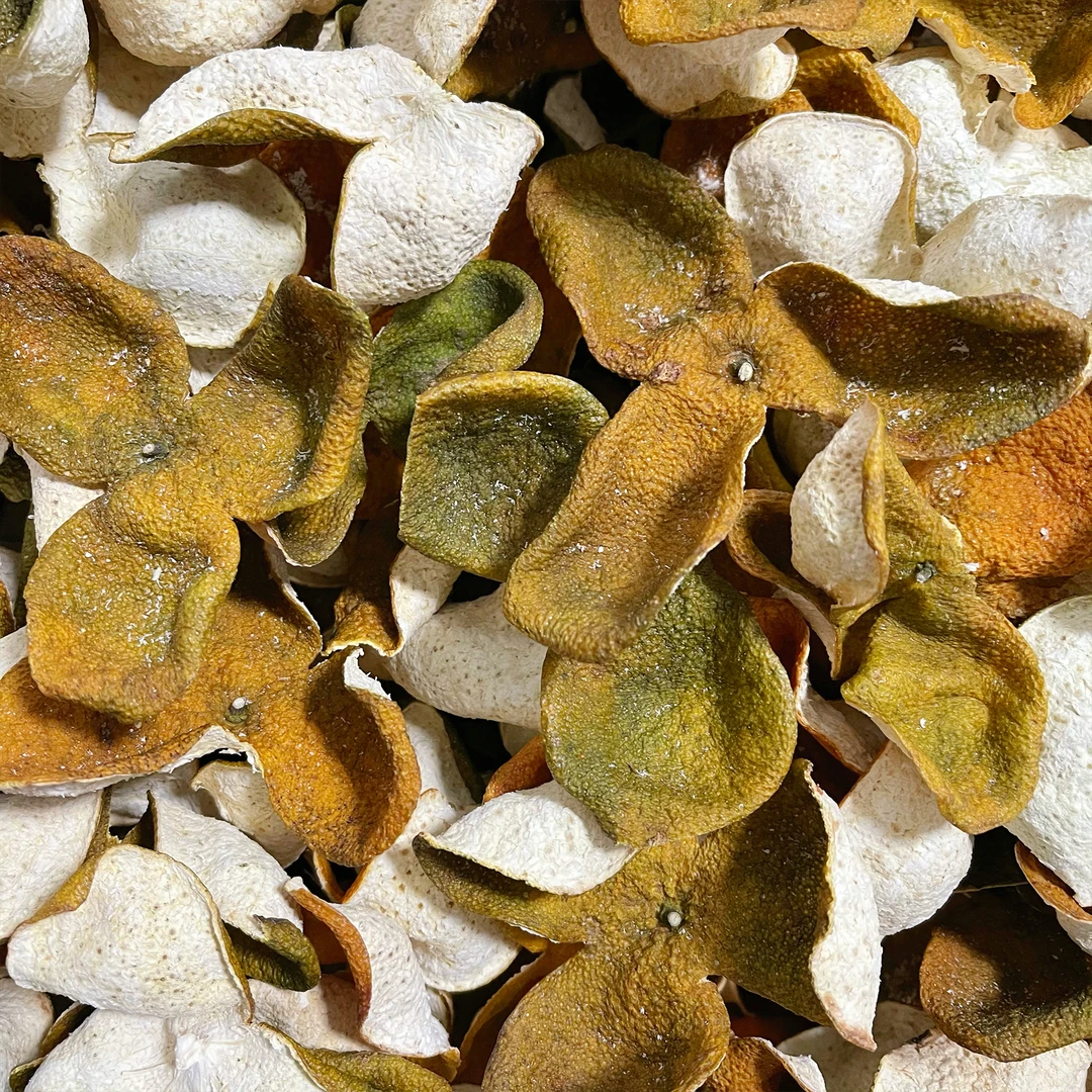 【清香甜 福利二红断皮】2025年天马圈枝二红皮 新会陈皮 核心产区