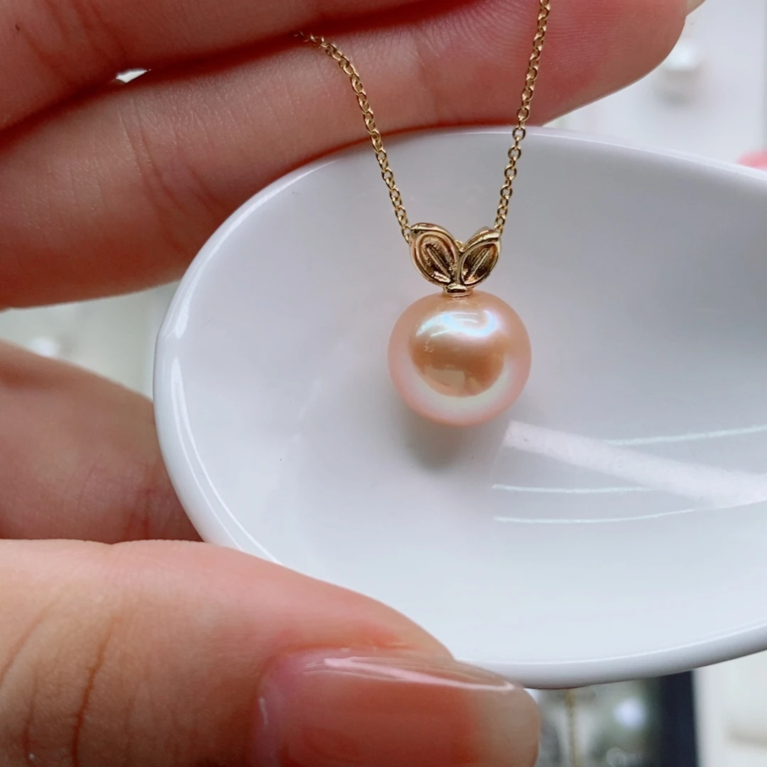 未镶嵌淡水珍珠吊坠(赠链)