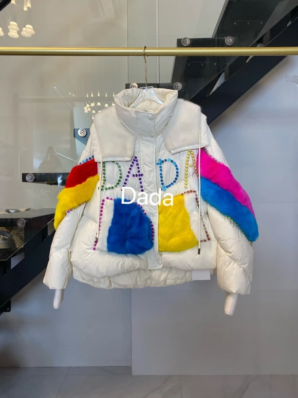 Dada设计款新款重工个性款休闲时尚百搭宽松厚款外套C10217