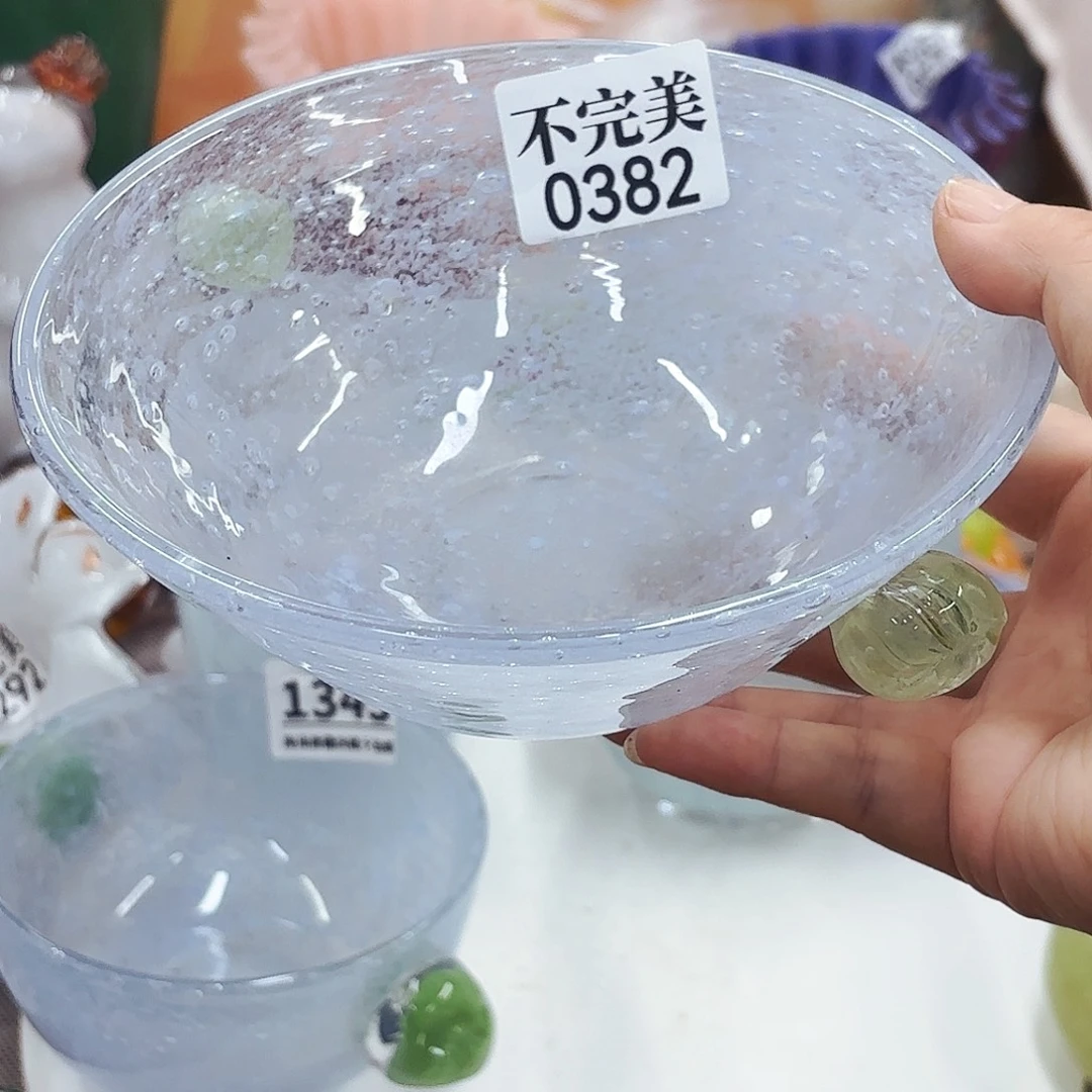 0382 安妮琉璃花瓶摆件