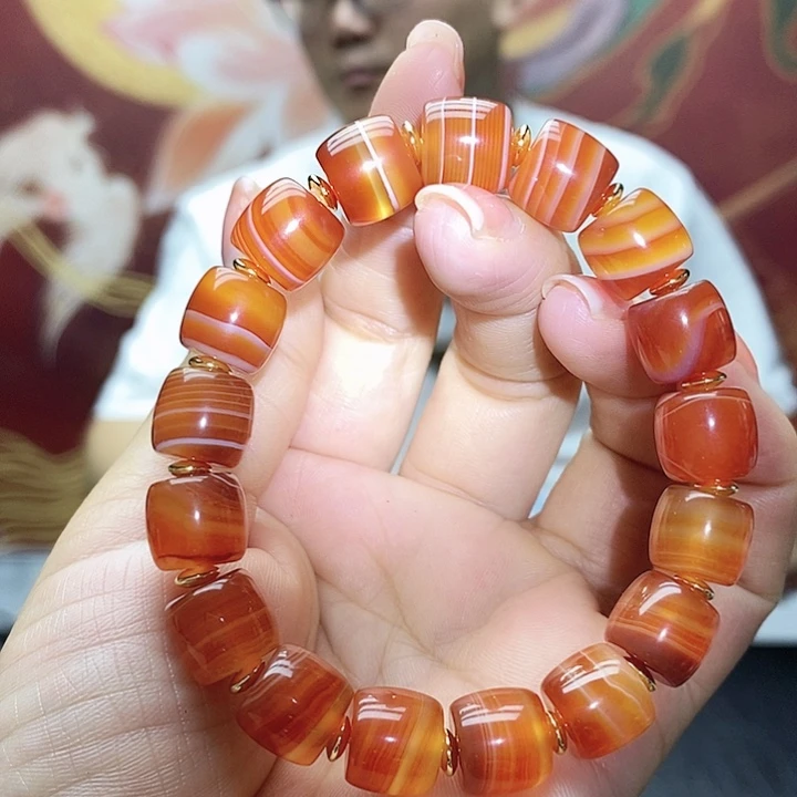 玛瑙/玉髓合金颈饰